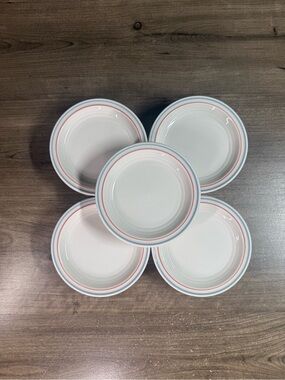 (18) Sterling China Bread Plates Wellsville Ohio Made in USA A2 5.5”